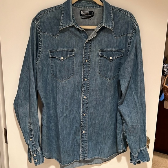 Polo Ralph Lauren Other - Men’s Polo by Ralph Lauren Classic Western Denim Shirt
